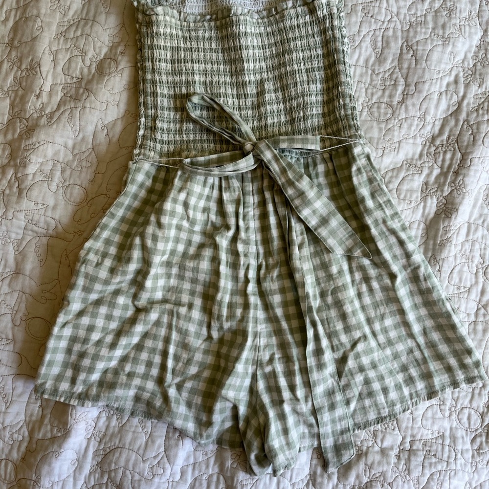 Gingham Romper - image 4